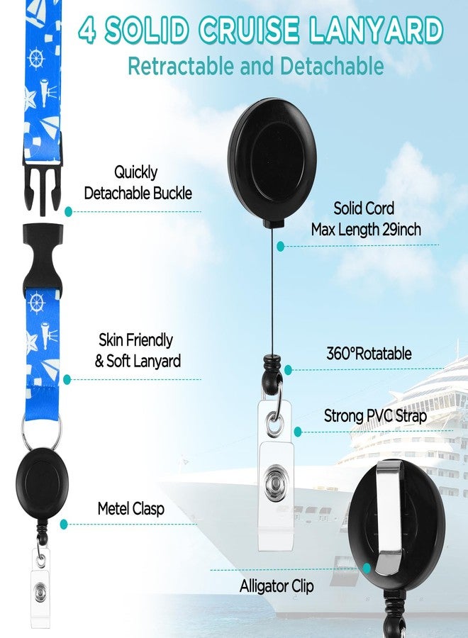 FACULX Cruise Ship Essentials Kit Include Cruise Luggage Tags Holder, Cruise Lanyards, Cruise Power Strip, Towel Bands and Clips, Waterproof Phone Bags for All Cruise Lines - Image 4